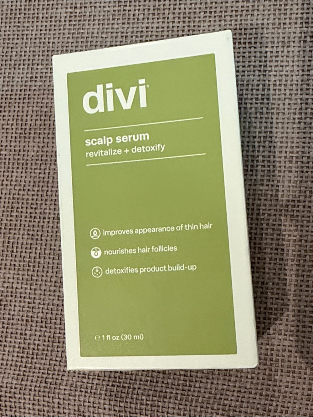 Divi Scalp Serum - Revitalize + Detoxify improves thin hair detox build up